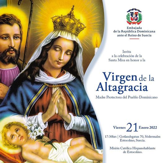 Día De La Virgen De La Altagracia Embajada De La República Dominicana